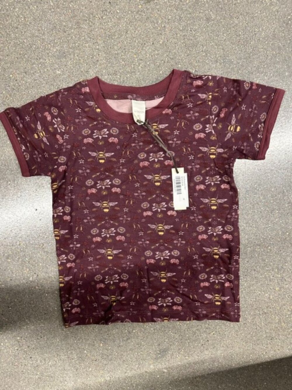 Kate Quinn Modal Mahogany Litho Bee Ringer Tee (4T)